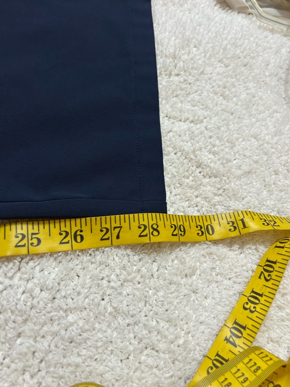 Halara Flex High Waisted Work Pants XL Blue Zipper Pocket Shirred Straight Leg - Picture 8 of 8